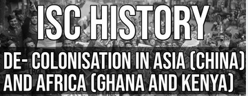 Chapter 8: De-Colonisation in Asia (China)